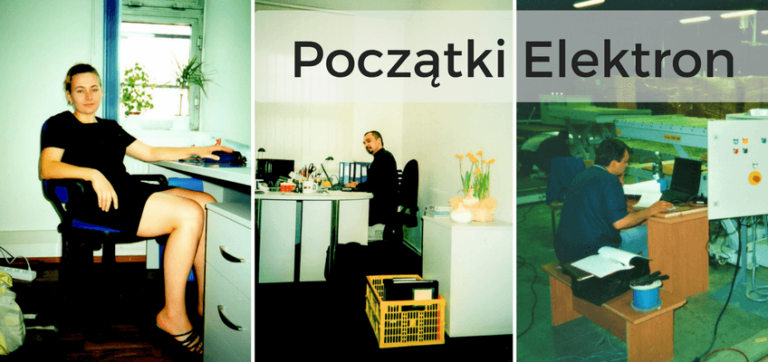 Historia firmy Elektron Centrum Elektrotechniki Marek Nawrocki, w skrócie ECE. Na zdjęciu założyciele firmy.