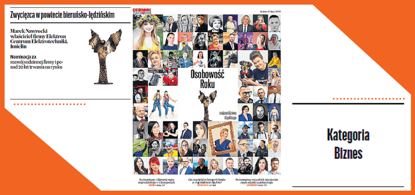 Marek Naworocki wybrany osobowością roku w kategorii biznes Dziennika Zachodniego w powiecie bieruńsko-lędzińskim