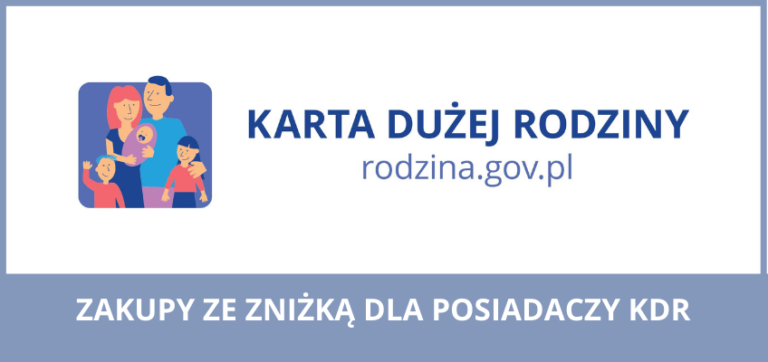 Dołączamy do programu wsparcia rodzin wielodzietnych Karta Dużej Rodziny
